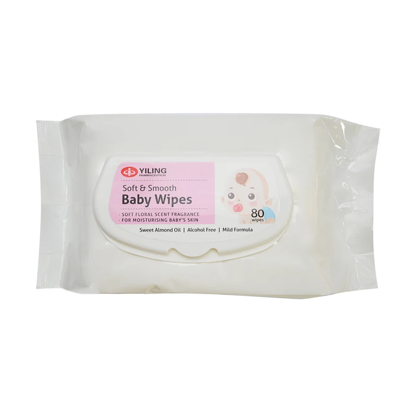 100% Bamboo Natural Fabric Biodegradable baby wet wipes organic baby wipes/freshable Face Tissues