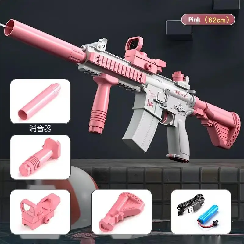Hot Selling Summer Toys Songkran Fast Delivery Electric Water Gun Automatic & Precise High End Premium Water Gun Electric