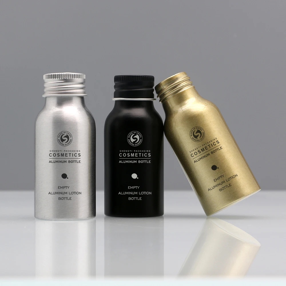 5ml 30ml 100ml 150ml 500ml Perfume Oil Glass Fine Mist Aluminum Black Matte Frosted Spray Bottle