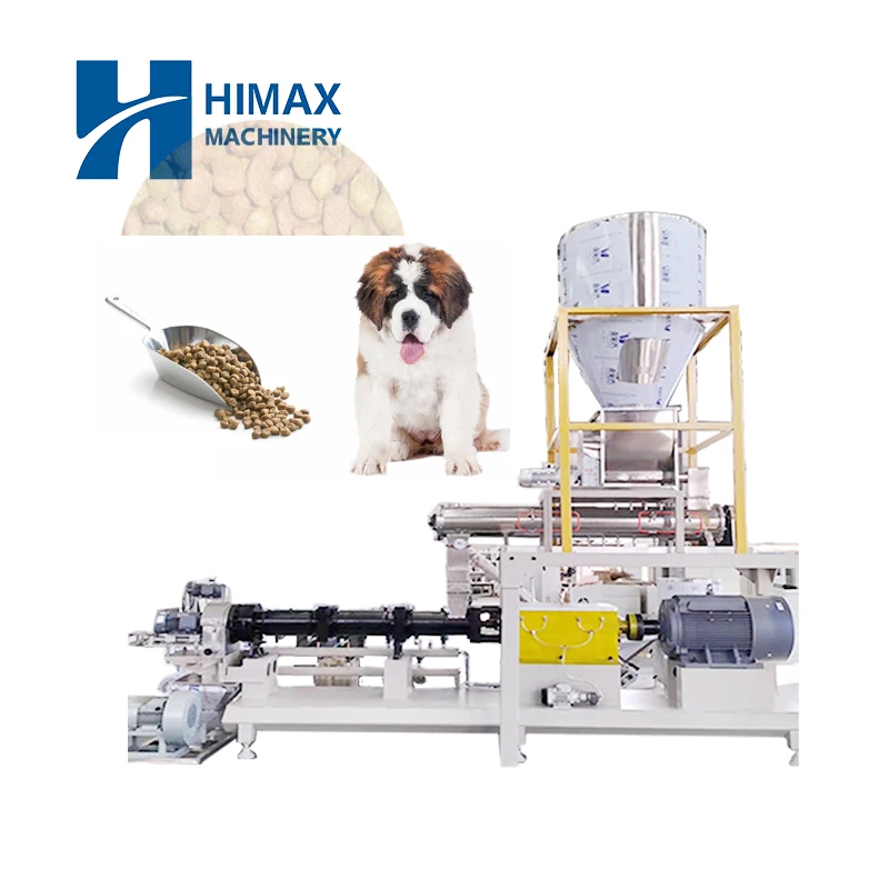 1000kg per Capacity Pet Dog Food Making Machine Extruder Dry Dog Food Production Line Pet Food Processing Machine