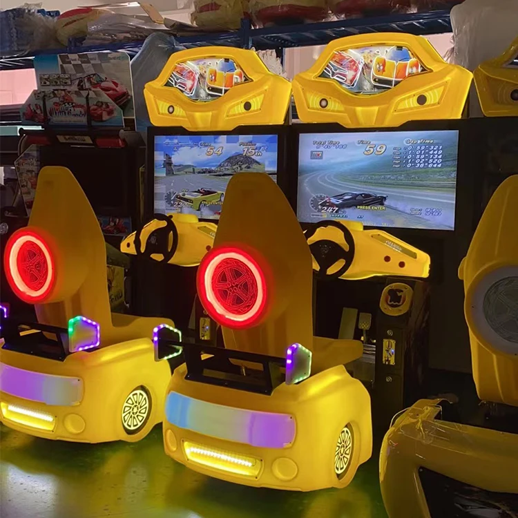 Low price Supply Amusement Park coin operated 42 Inch Arcade simulator arcade racing car game machine
