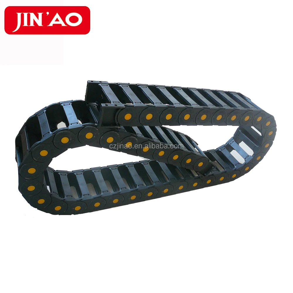 Plastic cable carrier drag chain