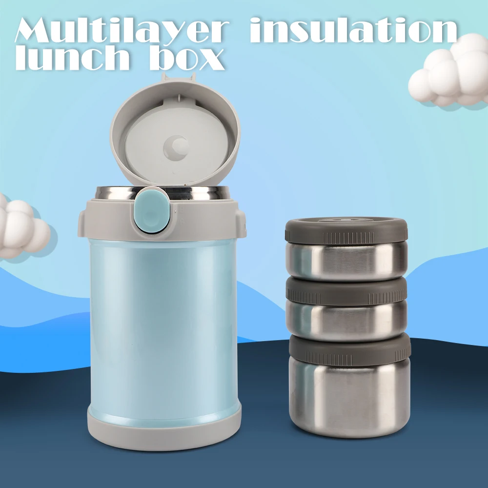 High Quality Food Flask Set Stainless Steel Insulated Thermos Food Jar