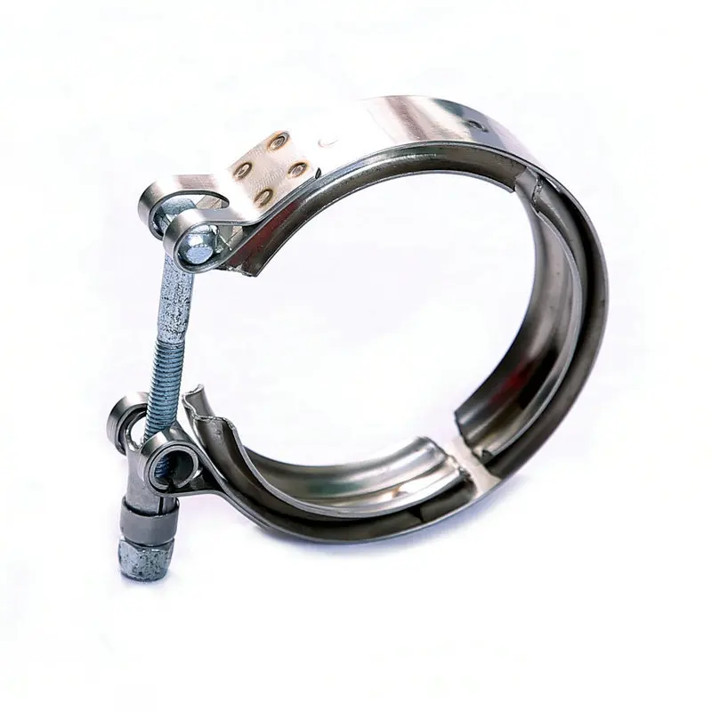 Wholesale price stainless steel custom sizes adjustable turbo exhaust V band clamp