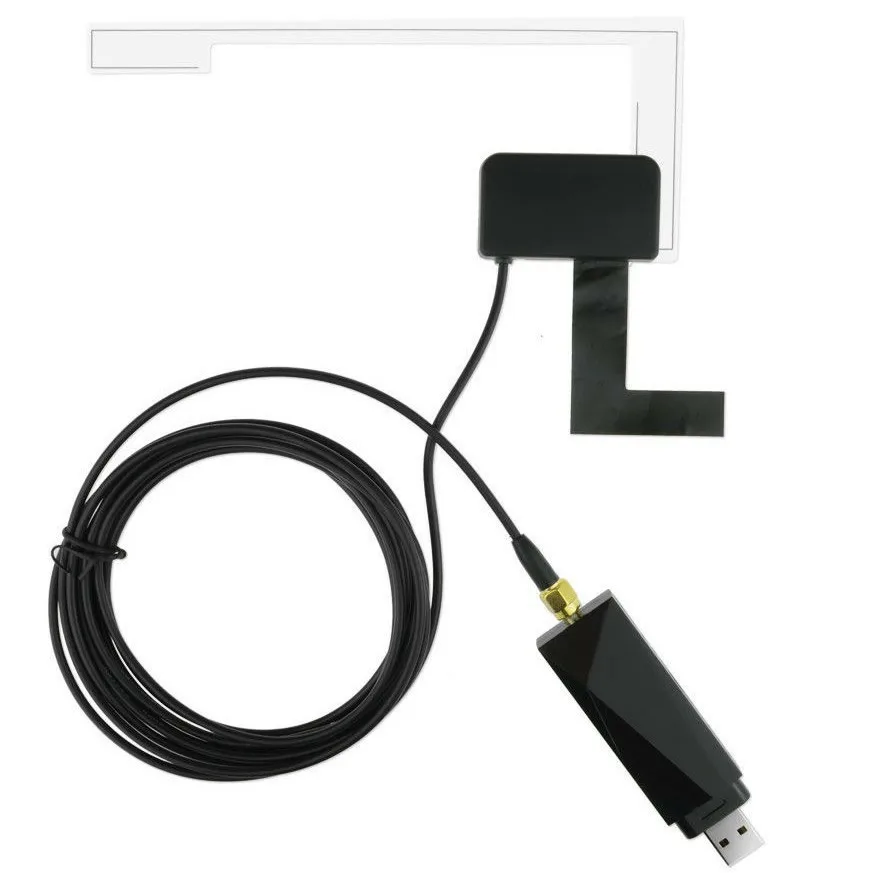 Радиоприемник внешний DAB в автомобильную цифровую антенну + адаптер Aux Tuner Box Audio USB усиленный контур Android