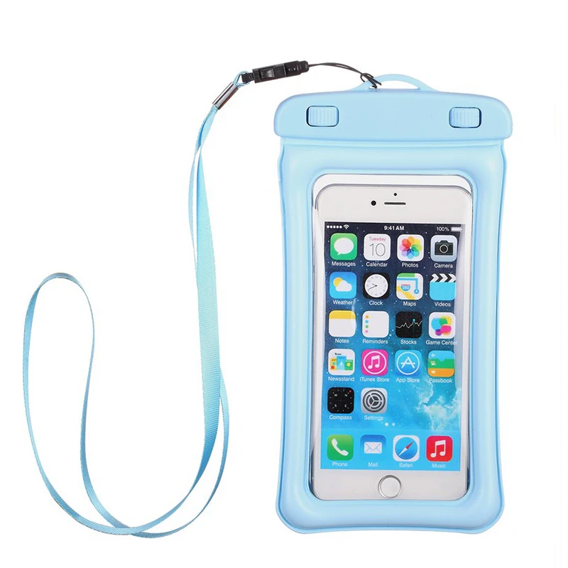 CE Certified Waterproof Swimming Bag Mobile Phone Case Cover Dry Pouch Universal Diving Waterproof Phone Bag