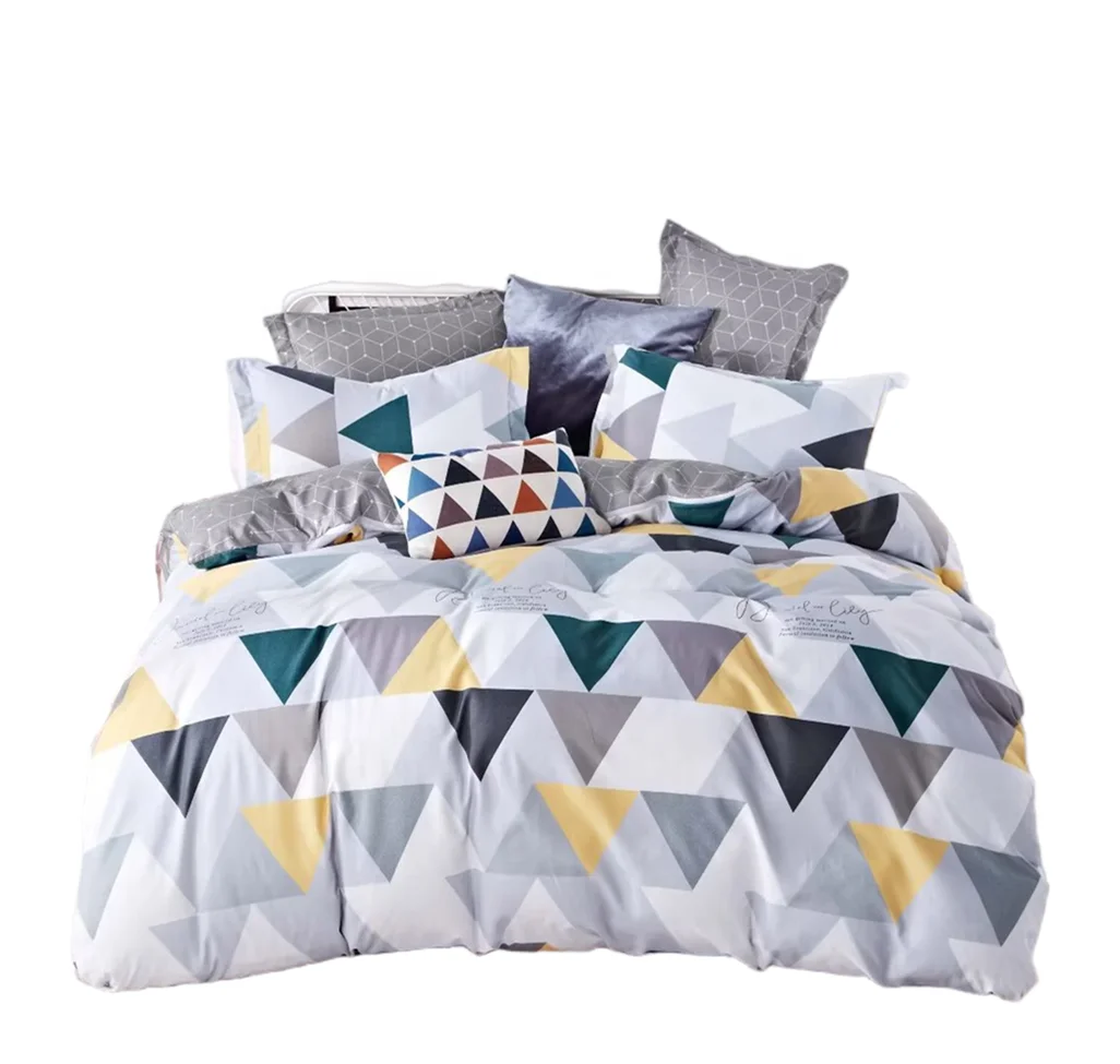 Modern Patterns Printed Microfiber Polyester Home Textiles Bed Blanket