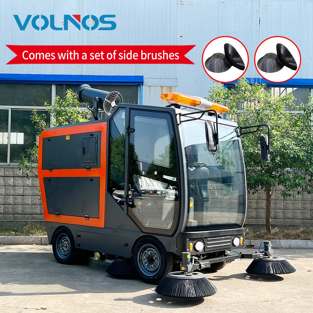 Electric Street Road Sweeper Factory Price Floor Cleaning Machine with Automatic Process and Core Brush Motor Components