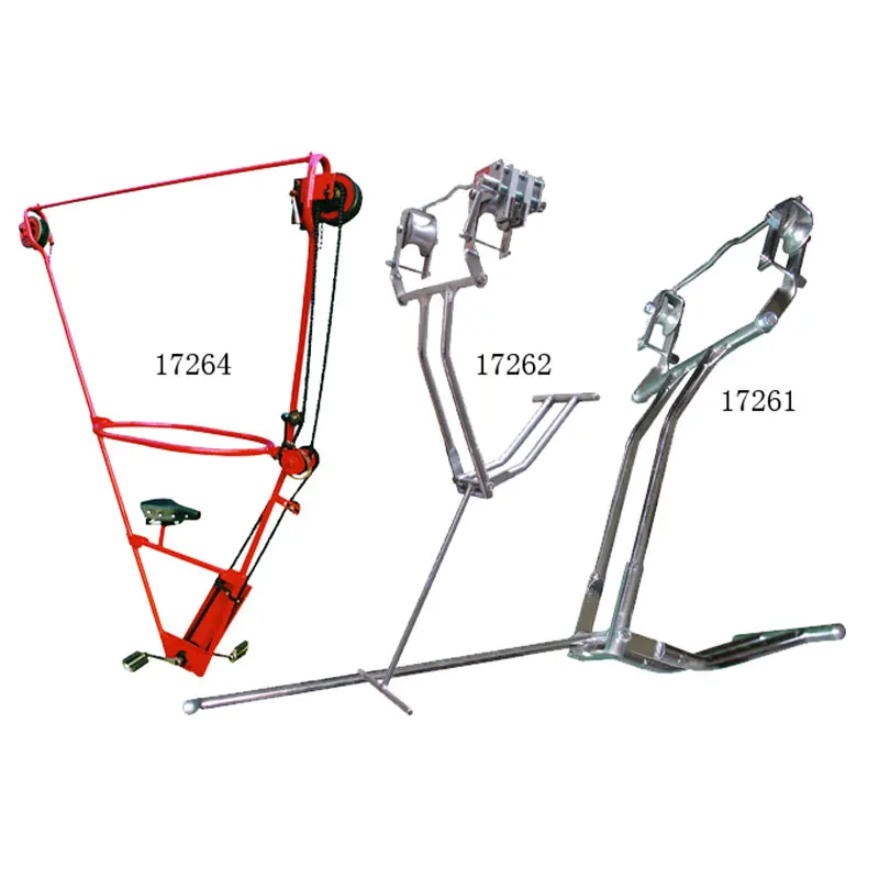 Inspection Trolleys and Overhead Lines Bicycles for Single Conductor