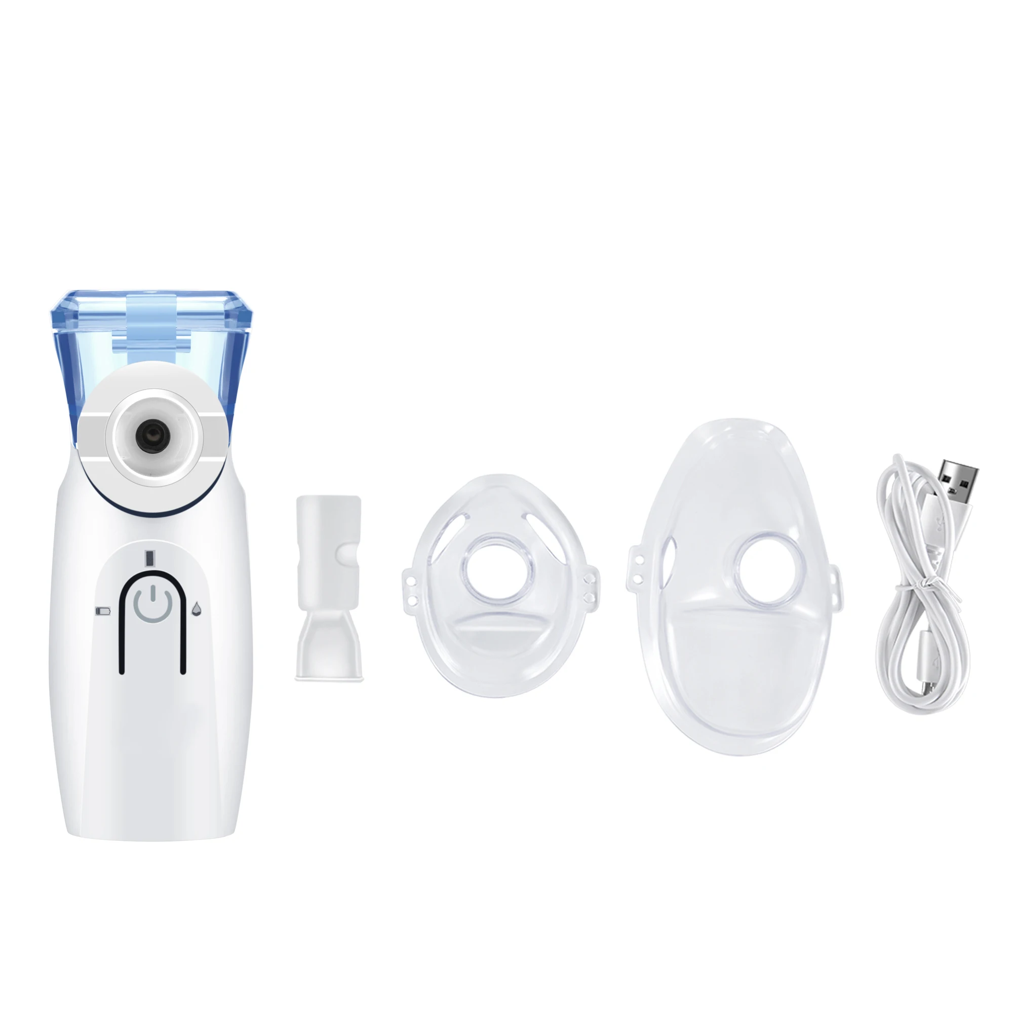 Rechargeable Ultrasonic Portable Mesh Aerosol Nebulization Machine for Respiratory Therapy Medical Silent Nebulizer