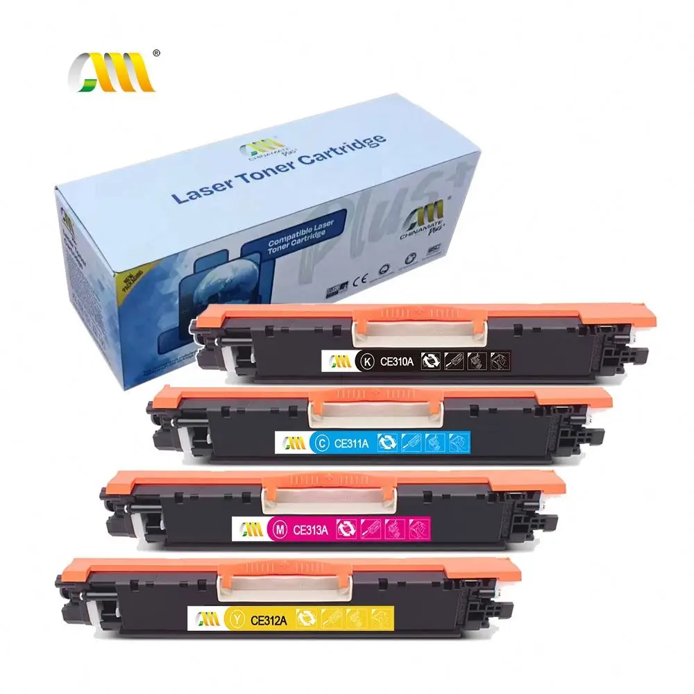 Chinamate for HP 126A CE310A Compatible Toner Cartridge for HP Laserjet CP1025 Toner 329 131 045 046 729 Printer Toner Cartridge