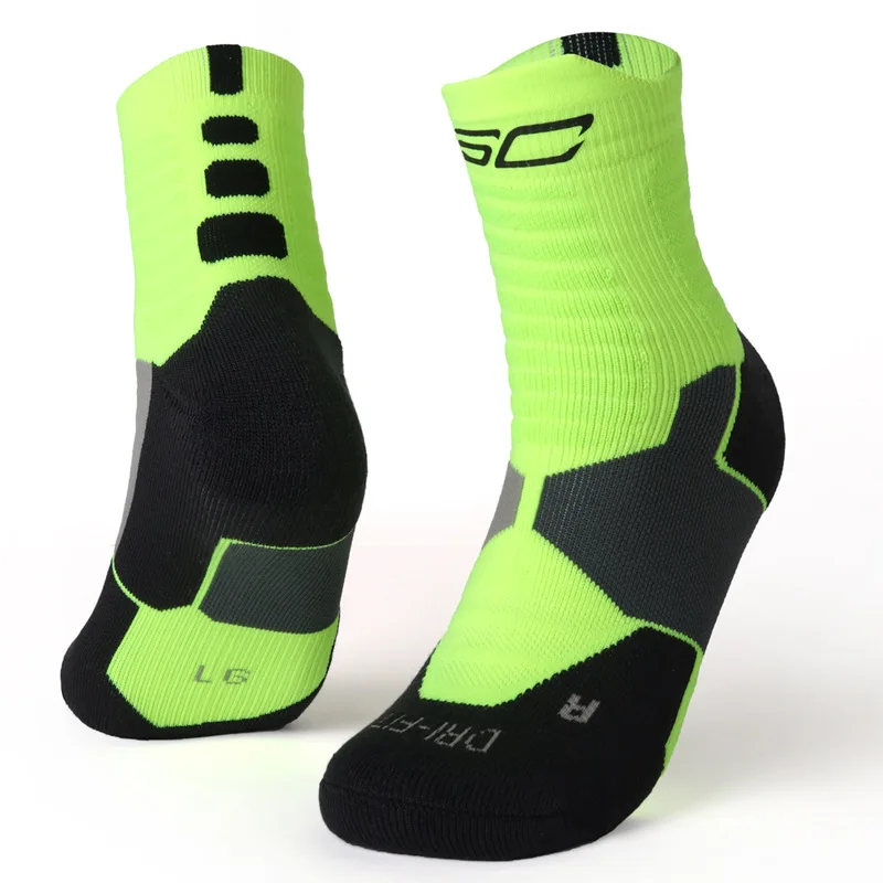 Wholesale Fashion Custom Print Logo Design Color Sport Sock Basketball Socks Men Sock With Multiple Colors