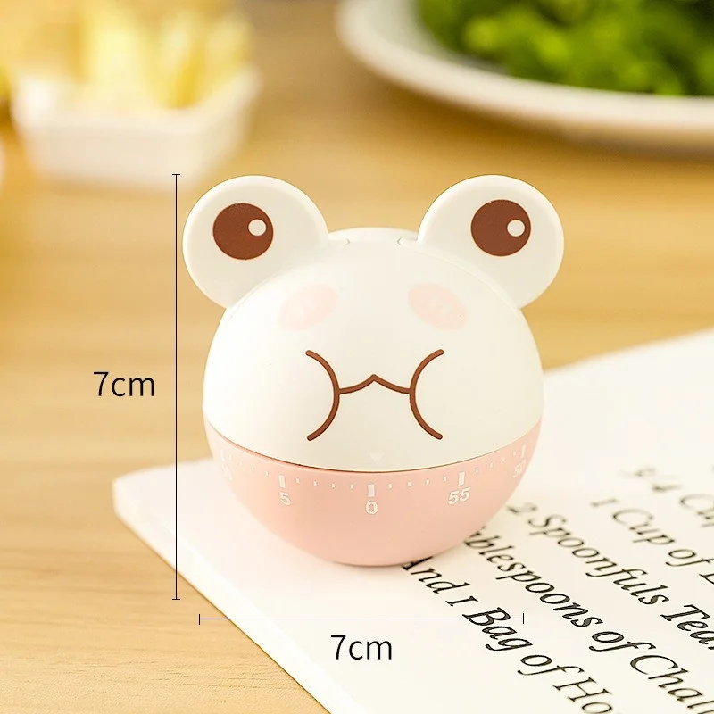 Cartoon Kitchen Timer Magnetic Countdown Timer Twist One Button Operation for Teacher Kids and Elderly for Classroom Home