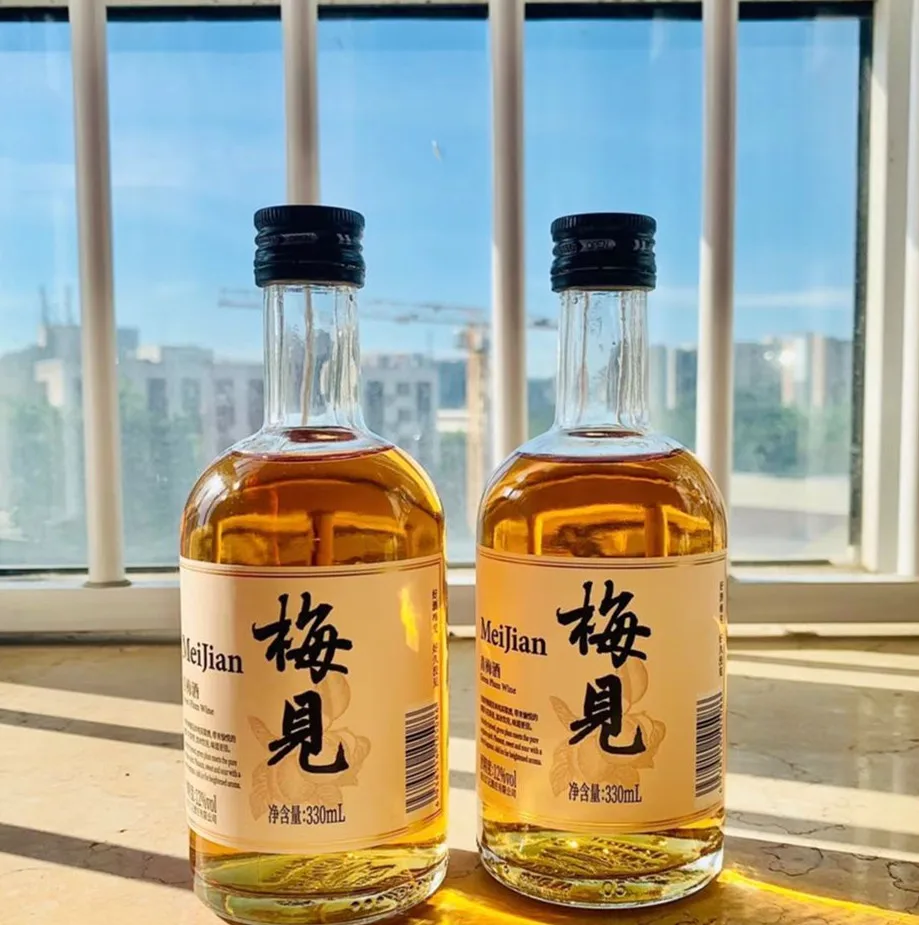 green plum 12 degree 330ml exotic  wine  ladies low alcohol dessert wine tipsy night fruit wine