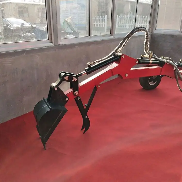 Новая модель портативный буксируемый экскаватор-экскаватор 9hp Atv экскаватор-погрузчик дизельный двигатель на