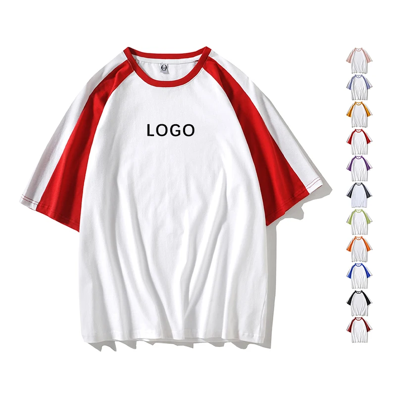 Printing T-shirts Manufacturer 200 Gsm 100% Cotton Blank Plain Short Sleeve Tshirts Unisex Crewneck  T Shirts Men Tee Shirts