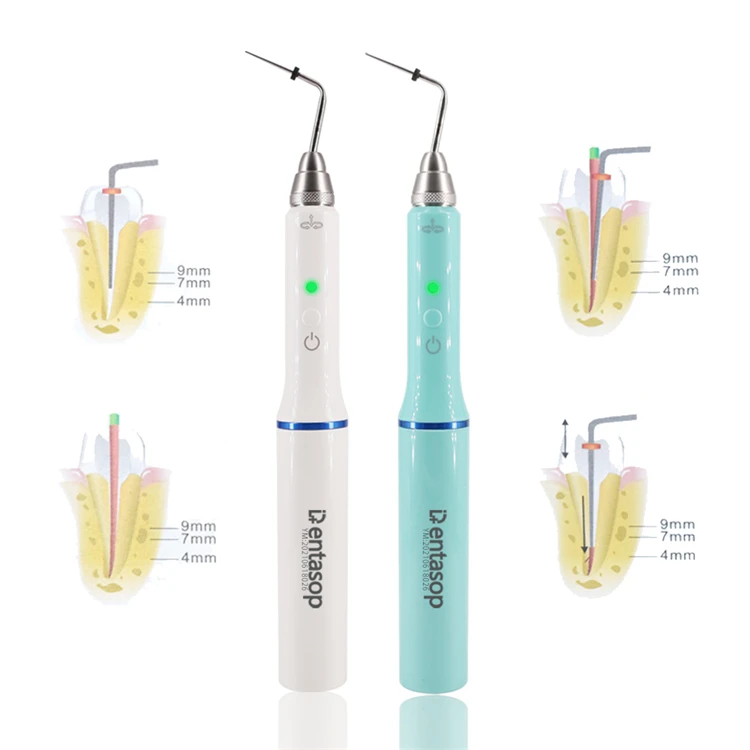 Featured  Dental Obturation Pen Gutta Cutter Cordless Charger With 2 Tips Can be Heated to 200 Celsius