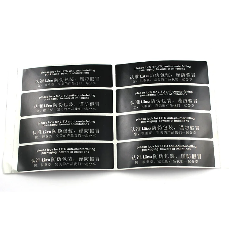 
Custom Printing Tamper Evident Warranty Hologram Labels Security Seal Stickers with VOID if Removed 