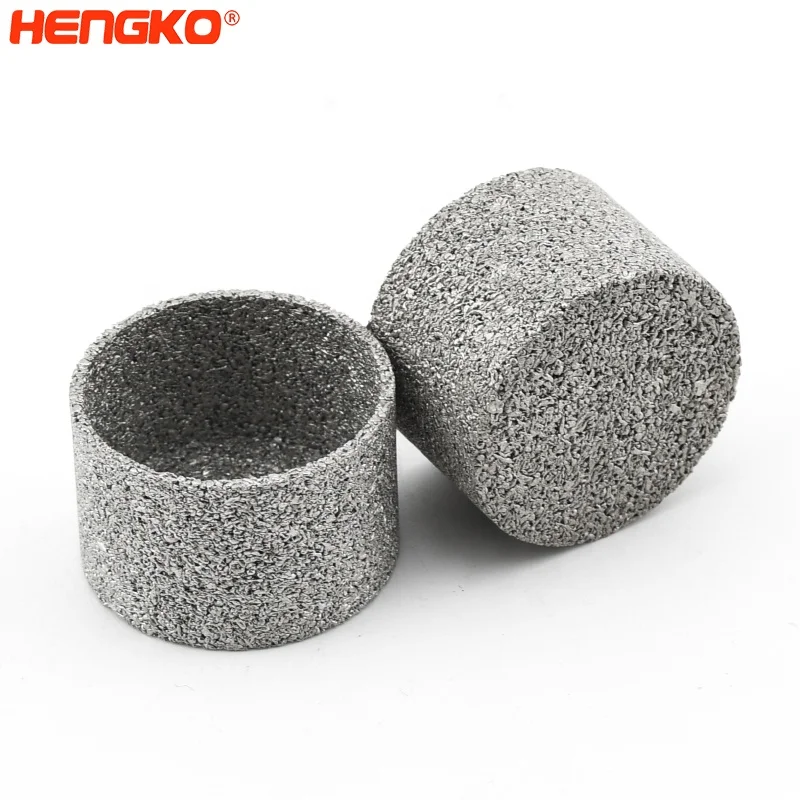 Custom Porous Micron 316 316L Stainless Steel Filter Cup Sintered Metal Filters for Precision Pressure Controls