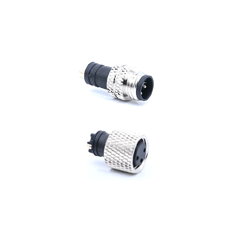Made in China M8 circular connector m12 connector 5 pin M8 connector 4 -12 pin for monitoring system Waterproof M8 Adapter