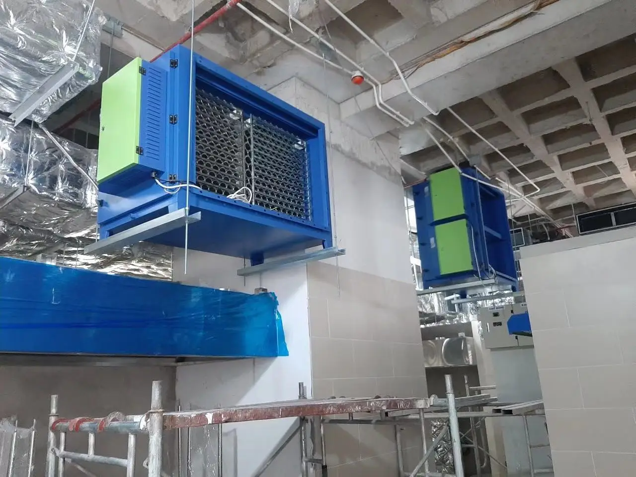 send to Russia CE honeycomb filter bbq smoke electrostatic precipitator kitchen cooker exhaust smoke filter