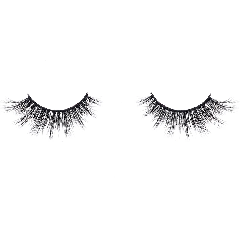 Fake Eyelashes Manufacturers Natural 3D Faux Mink Lsahes Synthetic False Eyelashes