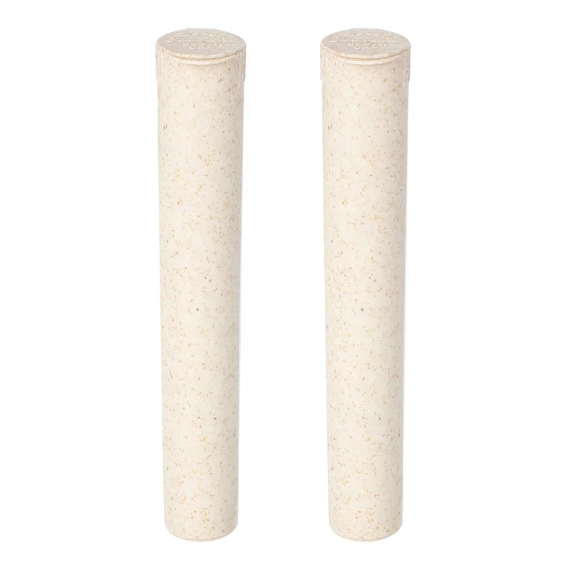 UKETA wholesale custom 116 mm biodegradable pp plastic containers jar biodegradable squeeze pop top tube for pr-roll