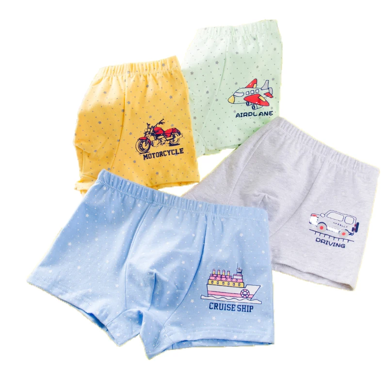 
Chinese manufacturer youth printed cotton car kids boxer shorts brief boys boys underwear 