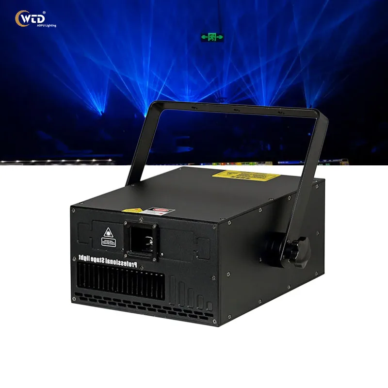 AOPU 15 Вт полный крутой 3D анимационный лазерный проектор для диско-диско