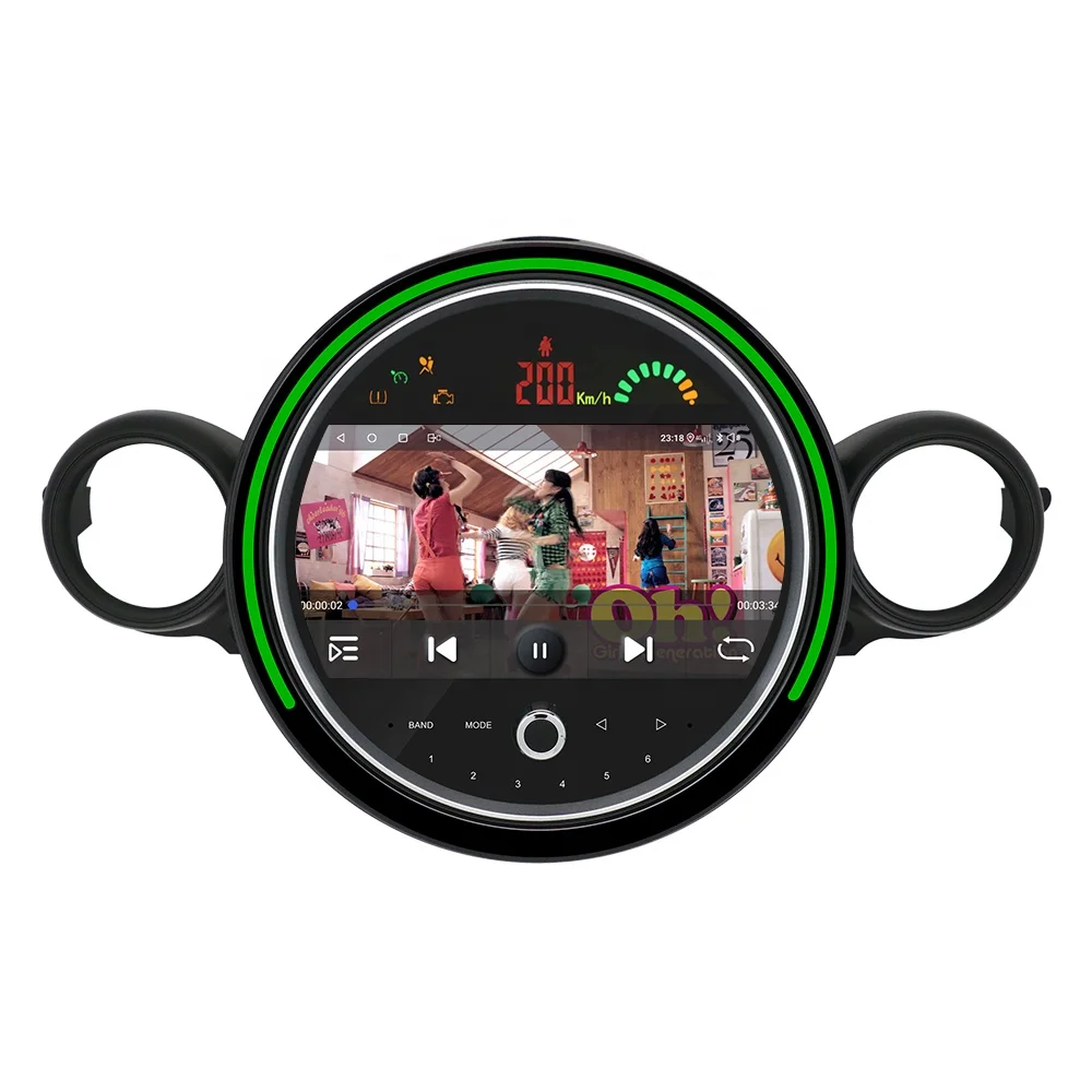 Android 9inch IPS Car stereo for BMW mini cooper R56 R60 car GPS with ambient light support original joystick car audio system