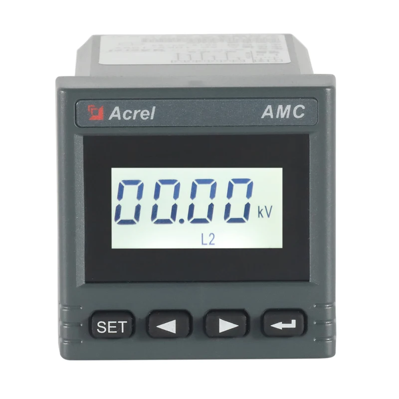 Acrel AMC48-AV Single phase AMC48-AV/C with RS485 communication Voltmeter Display LED Input AC100V 220V or 380V