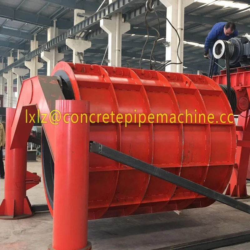 water plumbing precast cement  rain drain pipe making machine  price machinery automatic