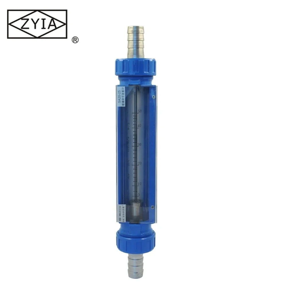 Factory direct sale GA24-15 glass water rotameter liquid flow meter for water liquid