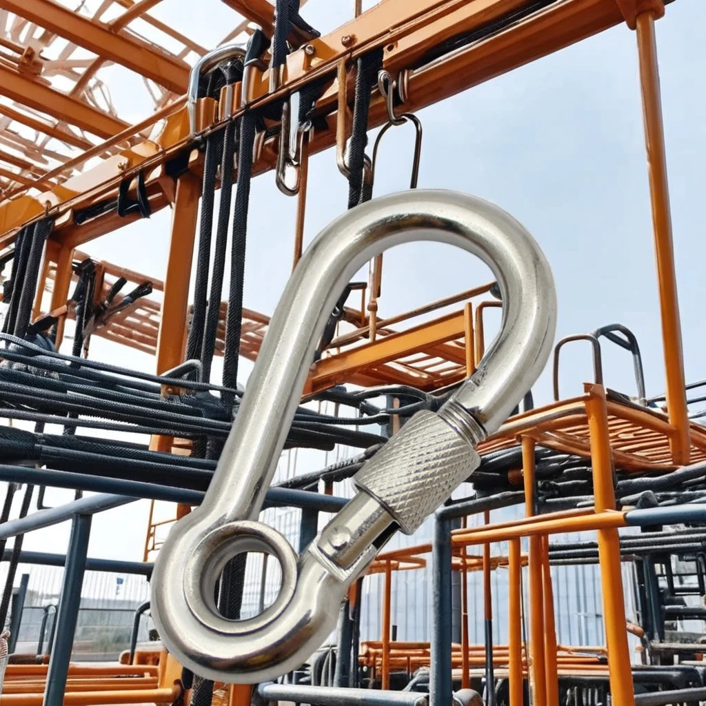M9 316 Marine Grade Stainless Steel Carabiner Scuba Diving Outdoor Climbing Heavy Duty Spring Hook Screw Locking Hanger Usage