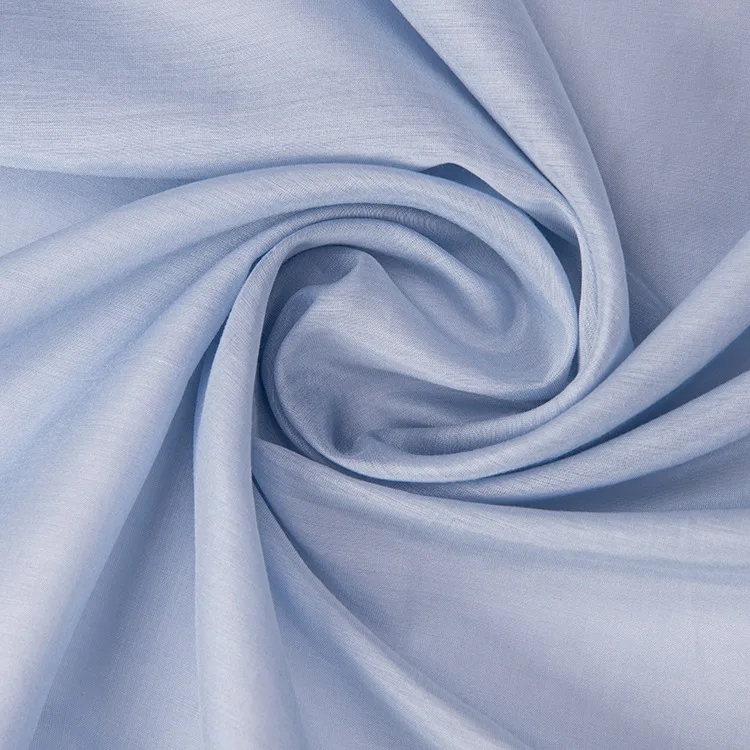 Y1 High quality 30% Mulberry silk + 70% Cotton woven fabric