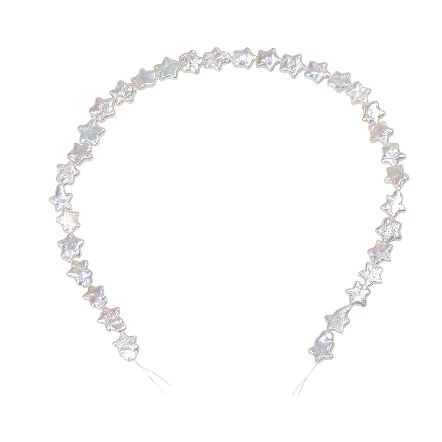 11-12mm nice quality star shape freshwater pearl strand