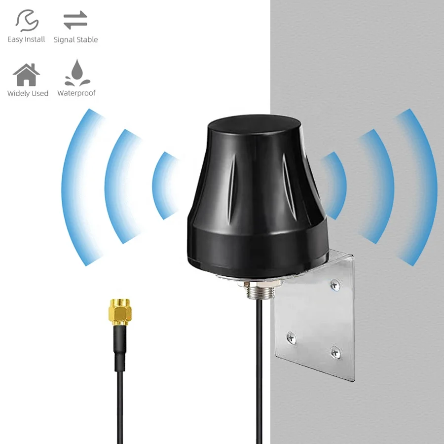 4G LTE Antenna Manufacturer Screw Mount Wideband Cellular Antenna for External use on outdoor assets worldwide