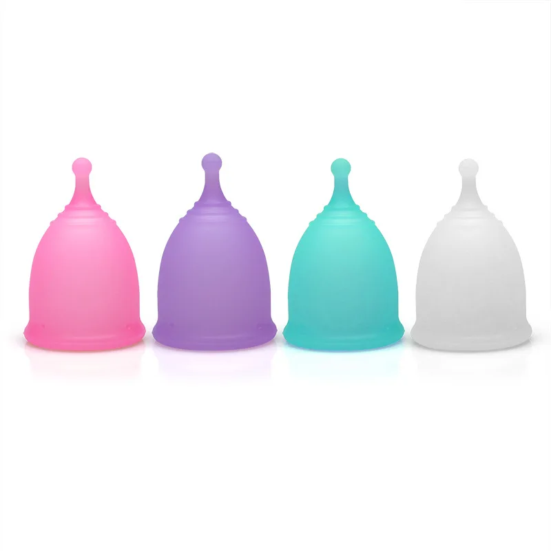 Reusable Seamless Silicone Menstrual Cup Y Cup With Color Box