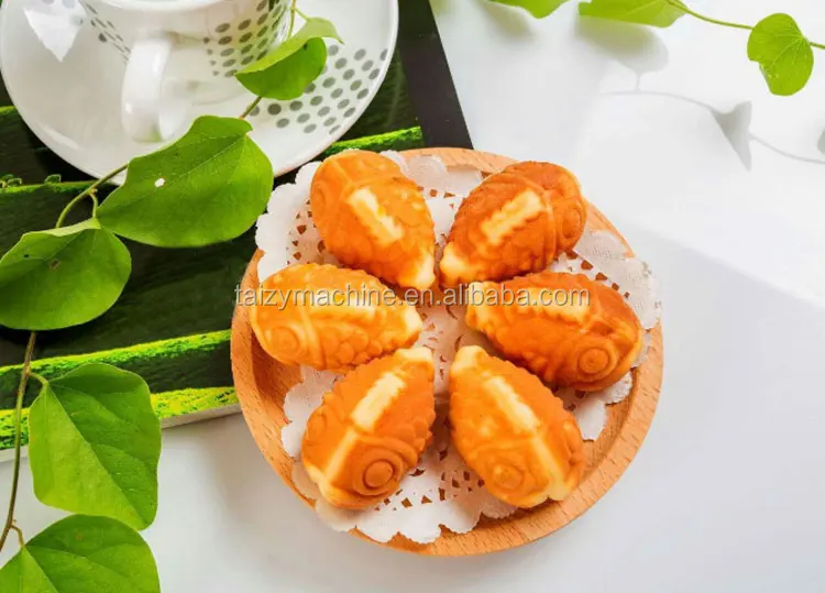 
china factory taiyaki fish shaped waffle automatic cake making machine 