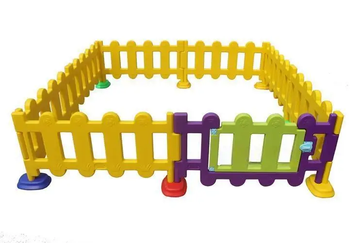 Soft Play Fencing Safety Fun Birthday Home White Fence Panels Play Kids White Fence Plastic Playpen