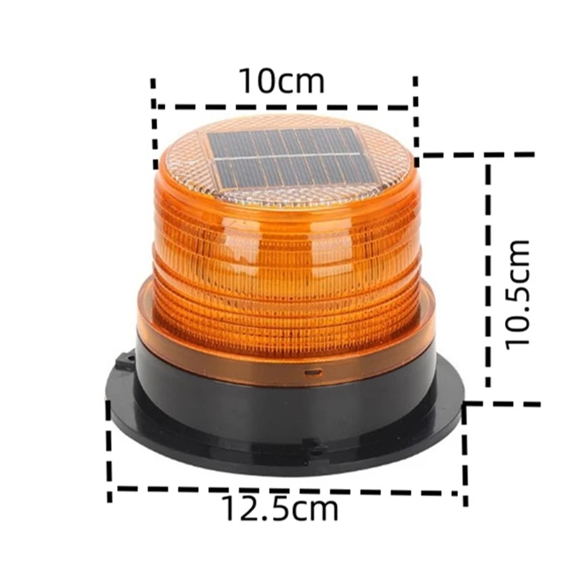 Solar Aviation Obstacle Light For Towers magnetic solar car vehicle strobe warning light