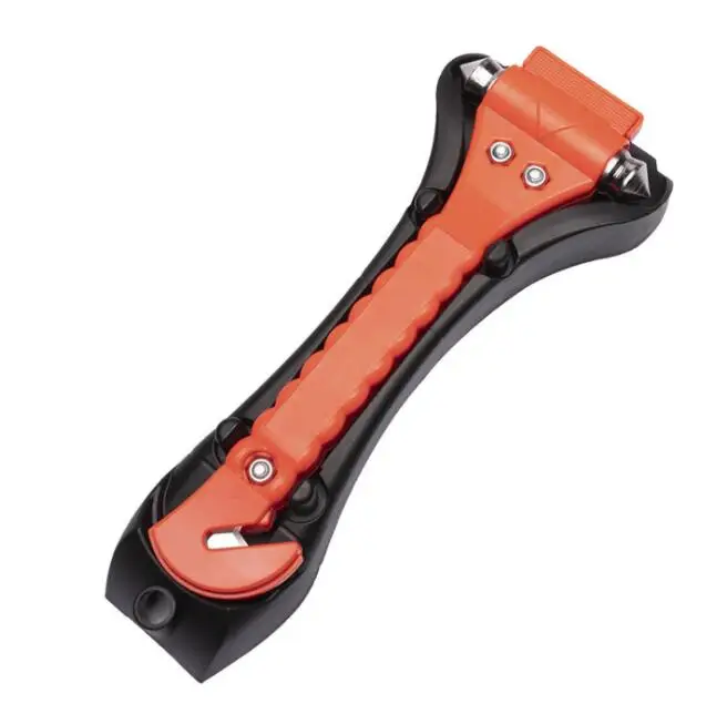 Life-Saving Car Safety & Survival Kit with Emergency Hammer for Window Breaking and Seat Belt Cutting