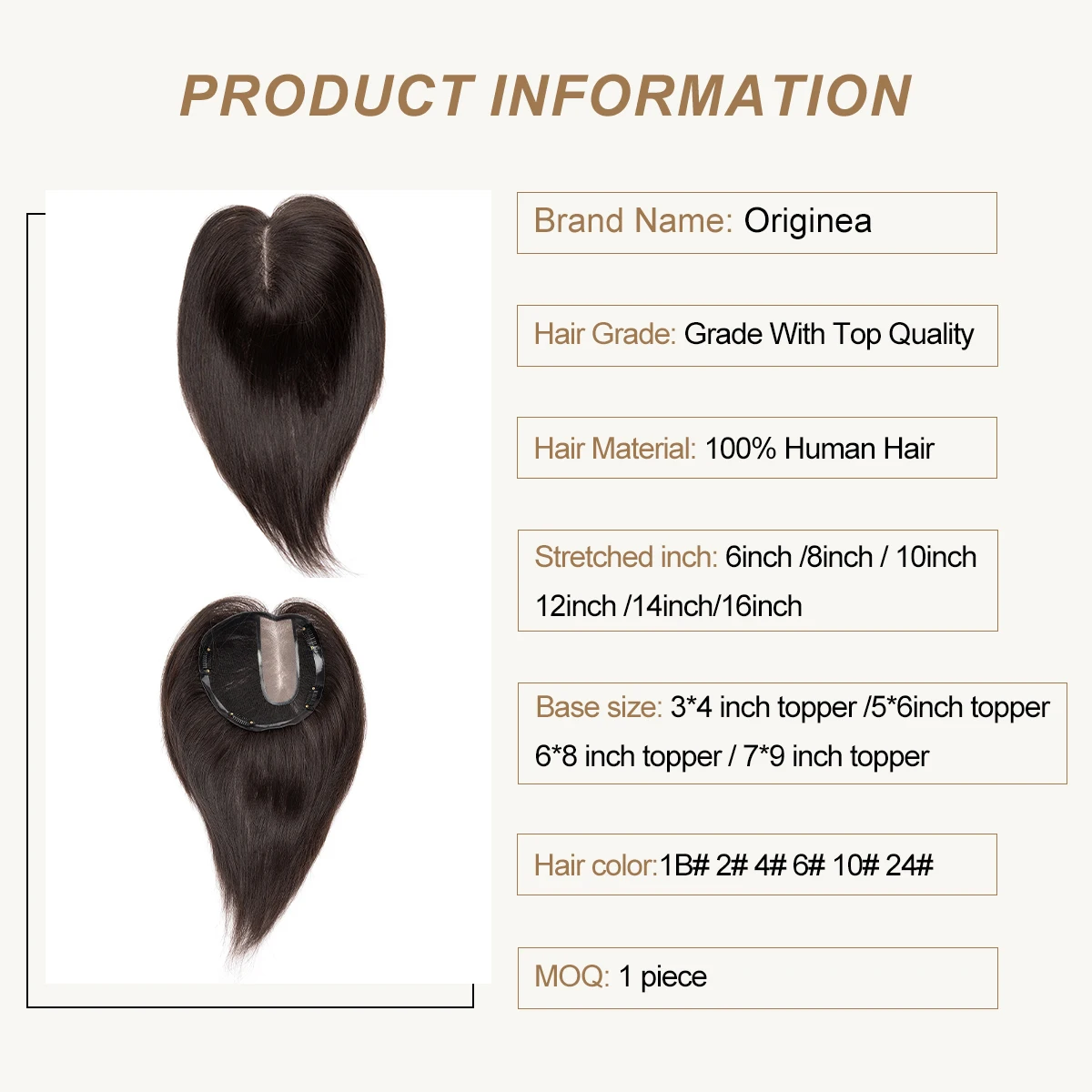 100% Real Human hair topper top hairpiece with Clips natural color swiss and mono Base Toupee  for women new styles