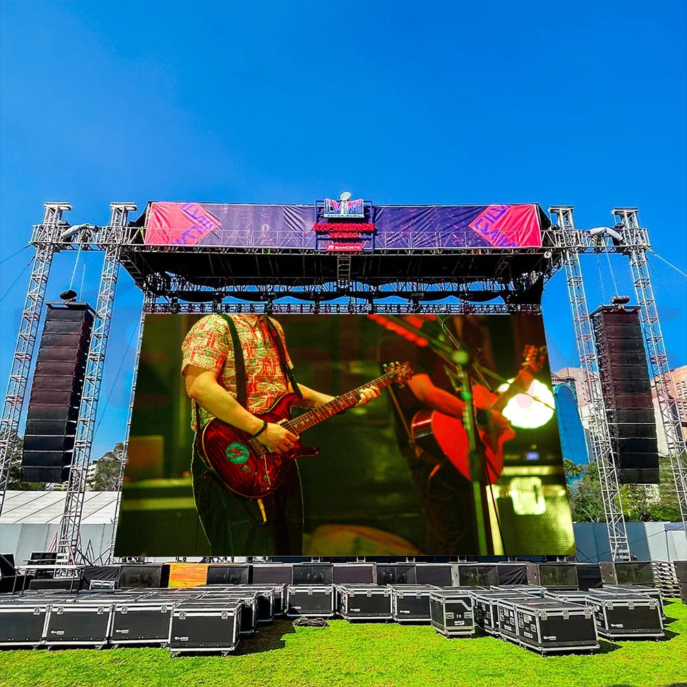 Stage Led Wall Dj Booth Portable Hd Led Matrix Display Full Color P2.6 P2.9 P3.91 Indoor Outdoor Stage Led Screen Display