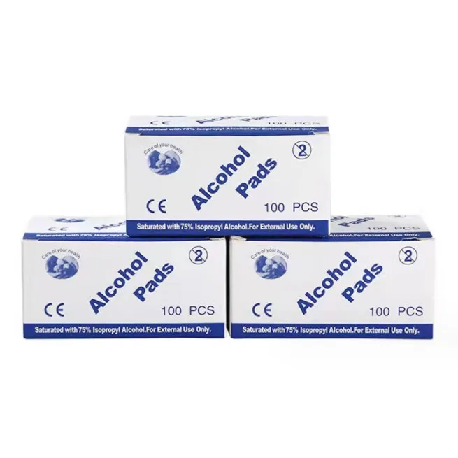 SJ Medical Disposables 70% Isopropyl Nonwoven Alcohol Swabs Alcohol Pads Wet Medical Clean Alcohol Wipes