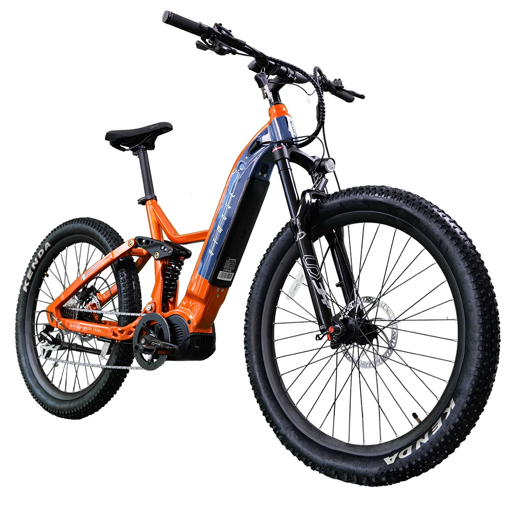 Bafang M620 1000w ebike рама с полной подвеской Электрический горный велосипед из сплава электровелосипед со средним мотором
