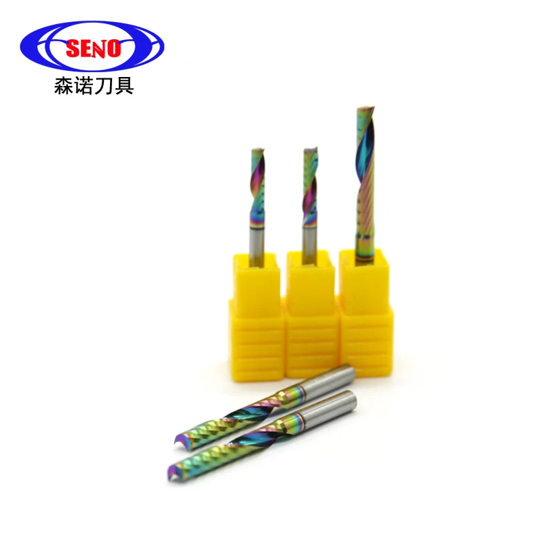 Tools DLC Series Carbide Square End Mill Diamond-Like Coating End Mill for Aluminum single edge end mill