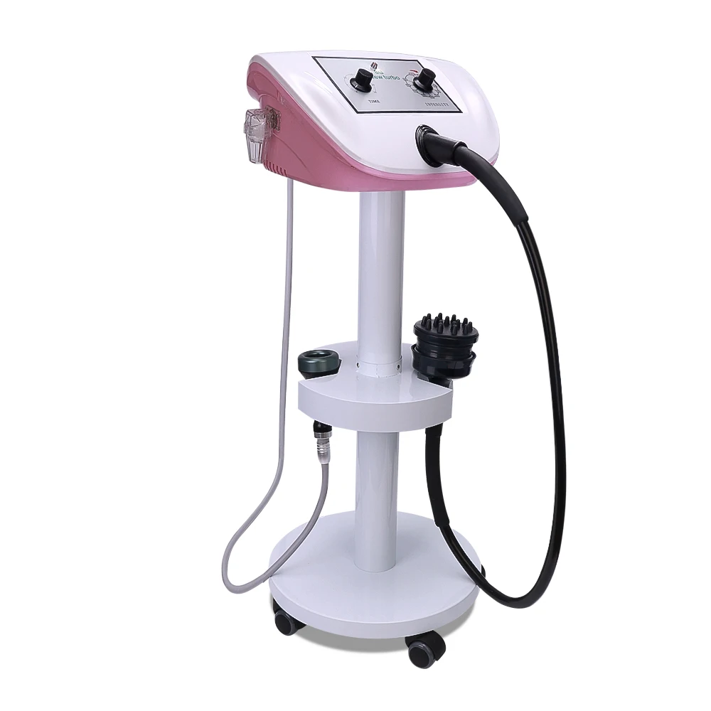 2024 2 in 1 pink G8 Vibration body Massage Vacuum Heating Slimming Machine with stand