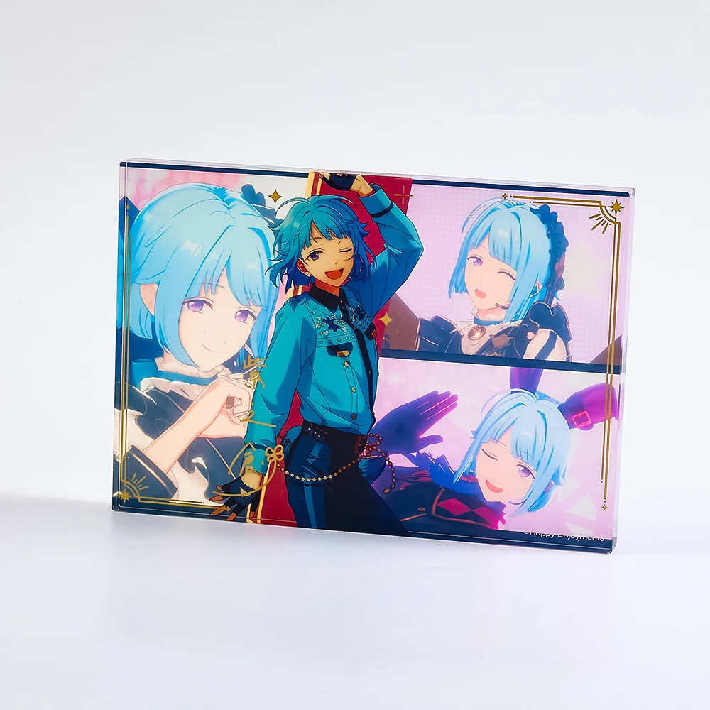 CNAWO Logo Custom Clear Acrylic Standee Wholesale Printing Cartoon Anime Transparent Keychains Standee For Promotional