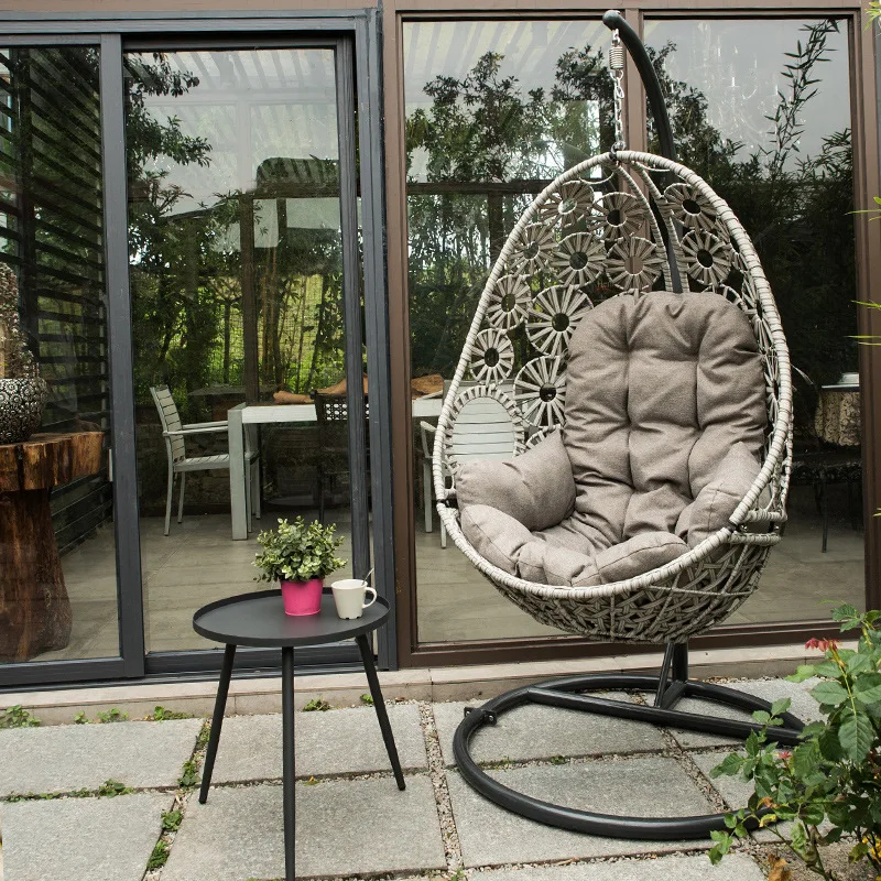 Swing Hanging Chair Garden Single Seat Adults Swing Egg Chair